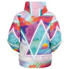 Dimensions Collide Zip Hoodie - Vaporwave Clothing - Aesthetic Clothing