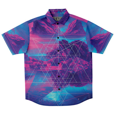 Liminal Button Down Shirt - Vaporwave Clothing - Aesthetic Clothing