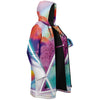 Dimensions Collide Zip Cloak - Vaporwave Clothing - Aesthetic Clothing
