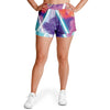 Dimensions Collide Women's 2-in-1 Shorts - Vaporwave Clothing - Aesthetic Clothing
