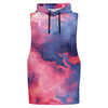 Quantum Tides Tank Hoodie - Vaporwave Clothing - Aesthetic Clothing