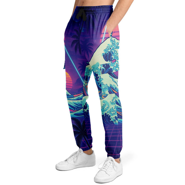 Neonami Cargo Joggers - Vaporwave Clothing - Aesthetic Clothing