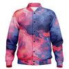 Quantum Tides Varsity Jacket - Vaporwave Clothing - Aesthetic Clothing