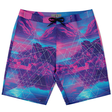 Liminal Board Shorts - Vaporwave Clothing - Aesthetic Clothing