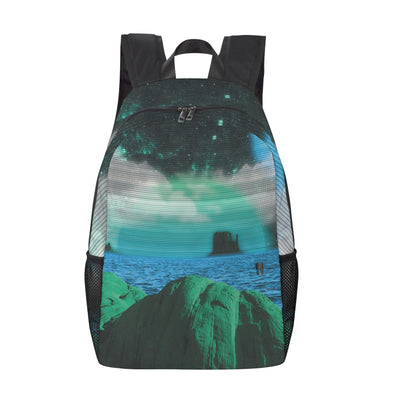 Emerald Canyon Backpack - Vaporwave Clothing - Aesthetic Clothing