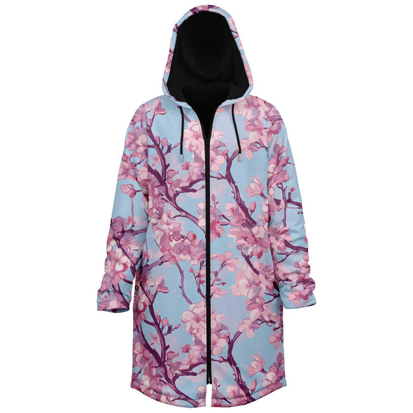 Cherry Blossom Zip Cloak - Vaporwave Clothing - Aesthetic Clothing