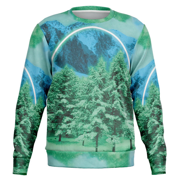Minty Wonderland Sweatshirt - Vaporwave Clothing - Aesthetic Clothing