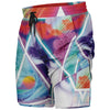 Dimensions Collide Men's 2-in-1 Shorts - Vaporwave Clothing - Aesthetic Clothing