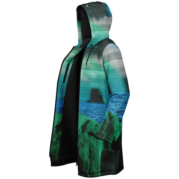 Emerald Canyon Zip Cloak - Vaporwave Clothing - Aesthetic Clothing