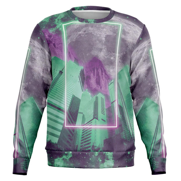 City of Radiance Sweatshirt - Vaporwave Clothing - Aesthetic Clothing