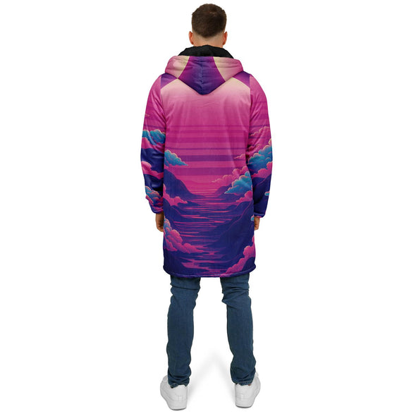 Duskwave Zip Cloak - Vaporwave Clothing - Aesthetic Clothing