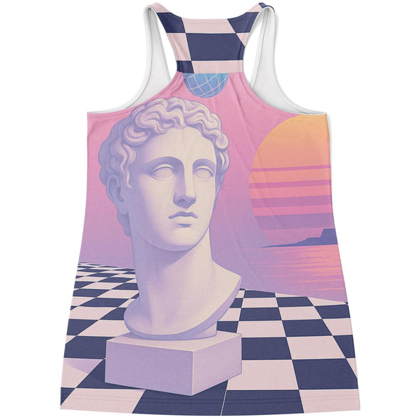 Corinthian Racerback Tank Top - Vaporwave Clothing - Aesthetic Clothing