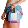 Electric Desert Women's 2-in-1 Shorts - Vaporwave Clothing - Aesthetic Clothing