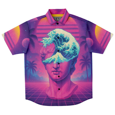 Tidalus Button Down Shirt - Vaporwave Clothing - Aesthetic Clothing
