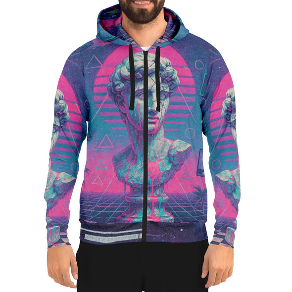 Anachron Zip Hoodie - Vaporwave Clothing - Aesthetic Clothing