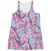 Cherry Blossom Racerback Tank Top - Vaporwave Clothing - Aesthetic Clothing
