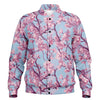 Cherry Blossom Varsity Jacket - Vaporwave Clothing - Aesthetic Clothing