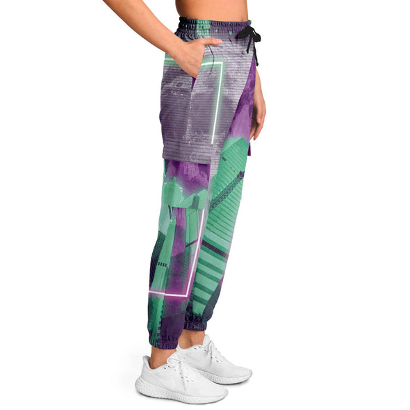 City of Radiance Cargo Joggers - Vaporwave Clothing - Aesthetic Clothing