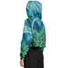 Minty Wonderland Cropped Hoodie - Vaporwave Clothing - Aesthetic Clothing