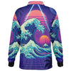 Neonami Long Sleeve Polo - Vaporwave Clothing - Aesthetic Clothing