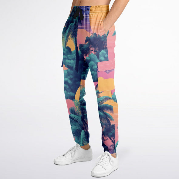 Canopy Cargo Joggers - Vaporwave Clothing - Aesthetic Clothing