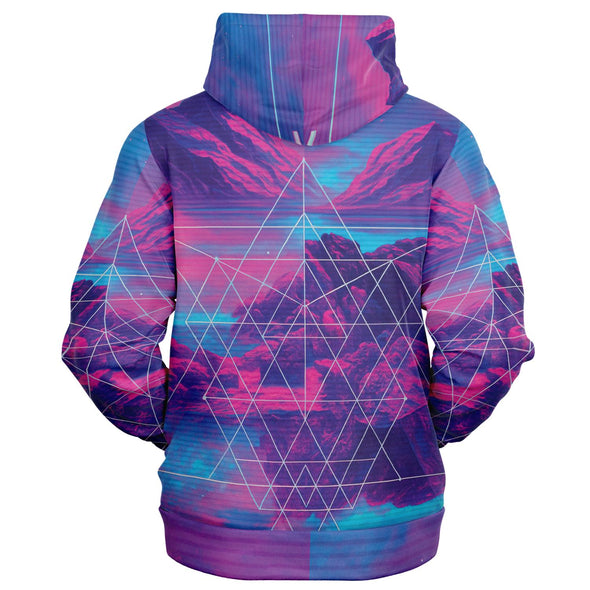 Liminal Zip Hoodie - Vaporwave Clothing - Aesthetic Clothing
