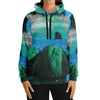Emerald Canyon Hoodie - Vaporwave Clothing - Aesthetic Clothing