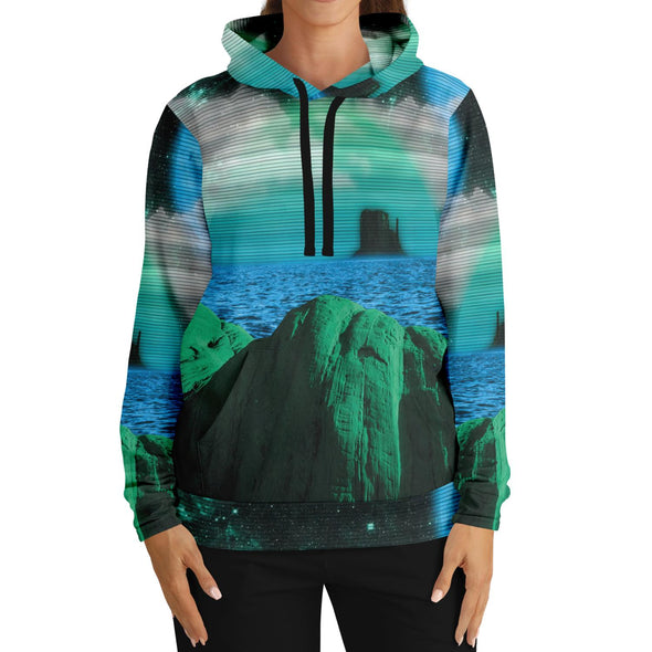 Emerald Canyon Hoodie - Vaporwave Clothing - Aesthetic Clothing