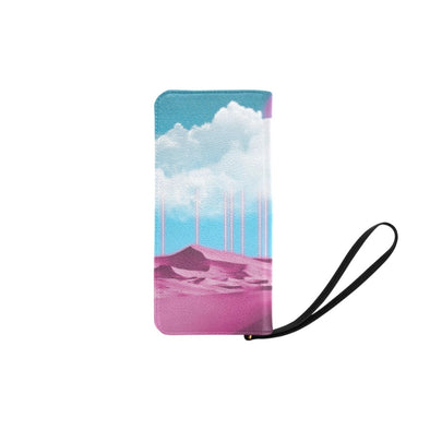 Electric Desert Wristlet Wallet - Vaporwave Clothing - Aesthetic Clothing