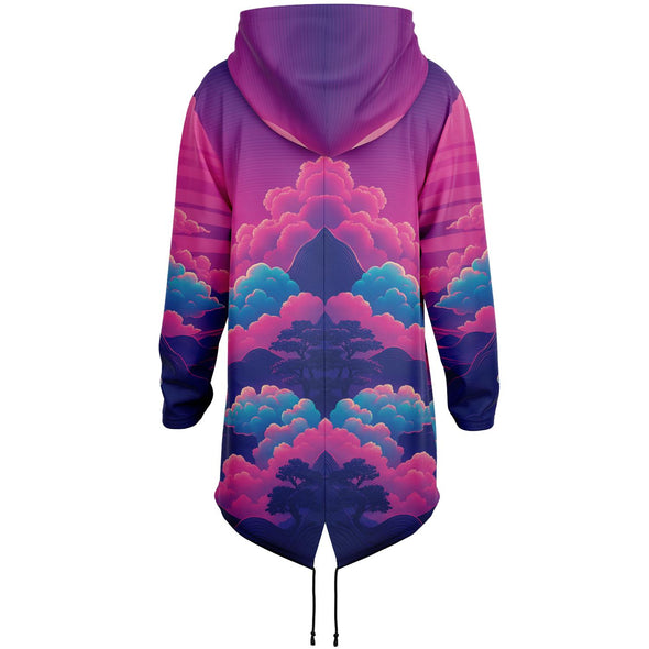 Duskwave Longline Hoodie - Vaporwave Clothing - Aesthetic Clothing