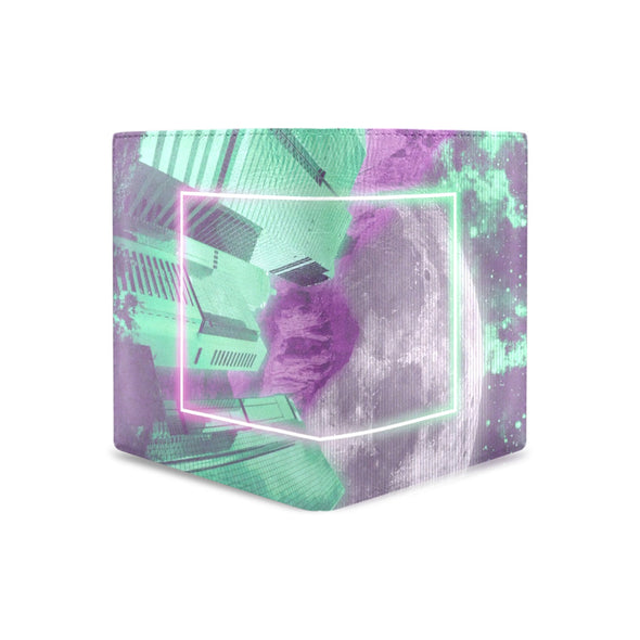 City of Radiance Bifold Wallet - Vaporwave Clothing - Aesthetic Clothing