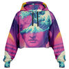 Tidalus Cropped Hoodie - Vaporwave Clothing - Aesthetic Clothing