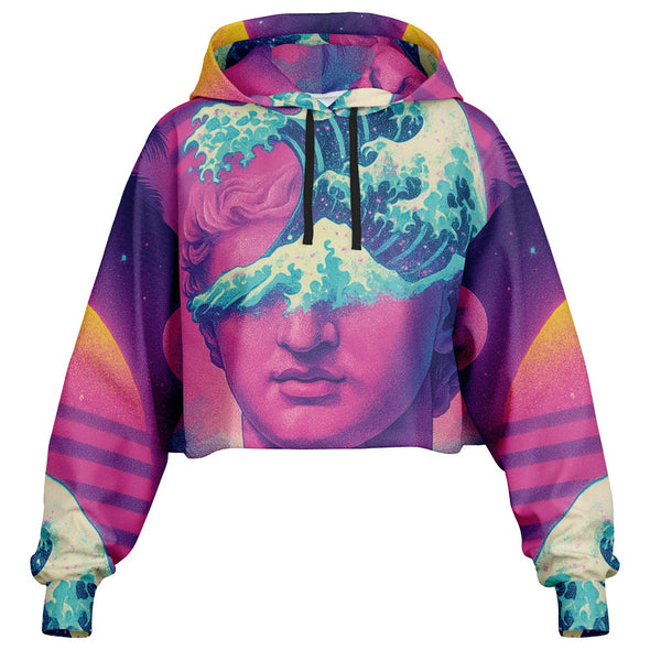 Tidalus Cropped Hoodie - Vaporwave Clothing - Aesthetic Clothing