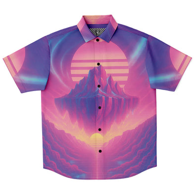 Aerolith Button Down Shirt - Vaporwave Clothing - Aesthetic Clothing