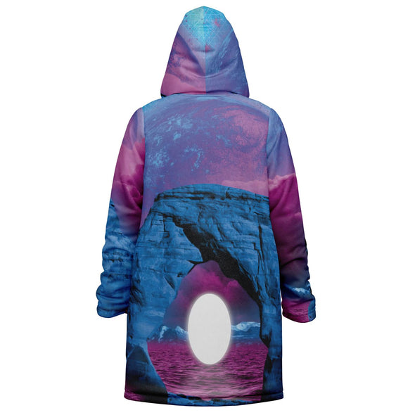 The Visitor Zip Cloak - Vaporwave Clothing - Aesthetic Clothing