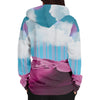 Electric Desert Zip Hoodie - Vaporwave Clothing - Aesthetic Clothing