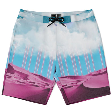 Electric Desert Board Shorts - Vaporwave Clothing - Aesthetic Clothing