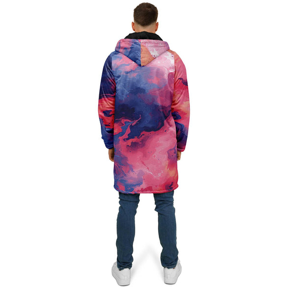 Quantum Tides Zip Cloak - Vaporwave Clothing - Aesthetic Clothing
