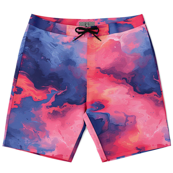 Quantum Tides Board Shorts - Vaporwave Clothing - Aesthetic Clothing