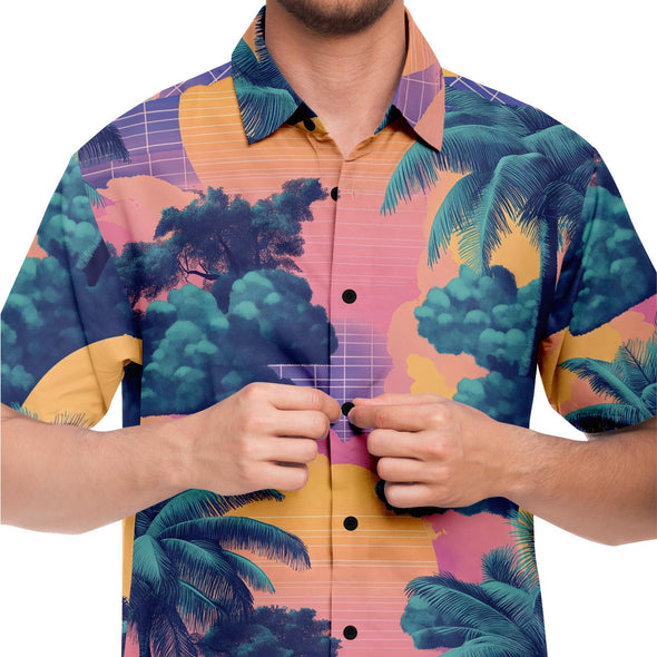 Canopy Button Down Shirt - Vaporwave Clothing - Aesthetic Clothing