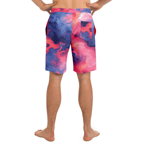 Quantum Tides Board Shorts - Vaporwave Clothing - Aesthetic Clothing