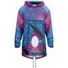 The Visitor Longline Hoodie - Vaporwave Clothing - Aesthetic Clothing