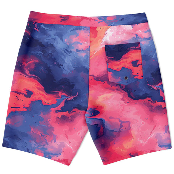 Quantum Tides Board Shorts - Vaporwave Clothing - Aesthetic Clothing