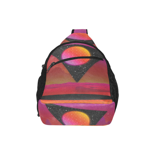Desert Continuum Sling Bag - Vaporwave Clothing - Aesthetic Clothing