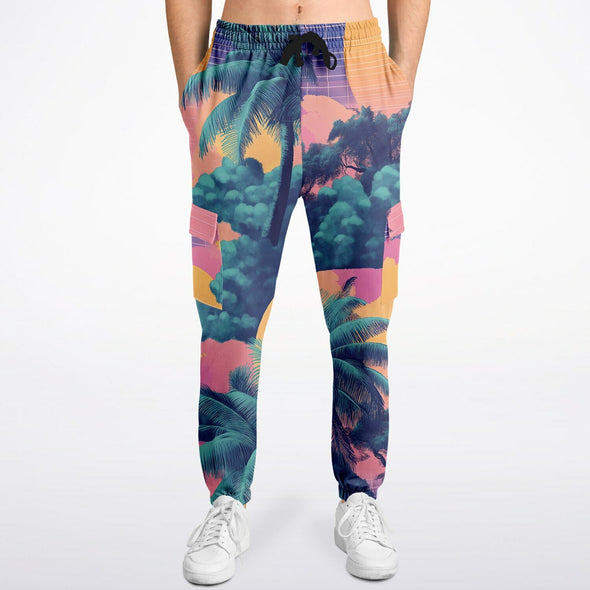 Canopy Cargo Joggers - Vaporwave Clothing - Aesthetic Clothing