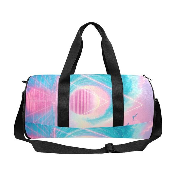 Grid Tide Duffle Bag - Vaporwave Clothing - Aesthetic Clothing