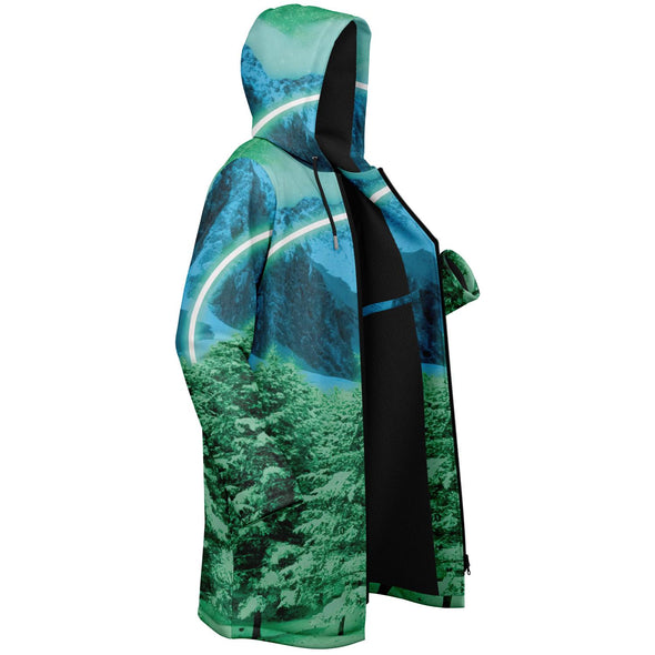 Minty Wonderland Zip Cloak - Vaporwave Clothing - Aesthetic Clothing
