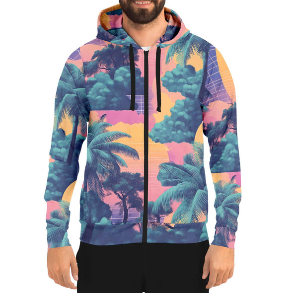 Canopy Zip Hoodie - Vaporwave Clothing - Aesthetic Clothing
