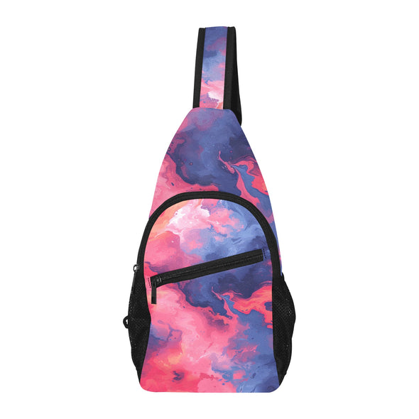 Quantum Tides Sling Bag - Vaporwave Clothing - Aesthetic Clothing