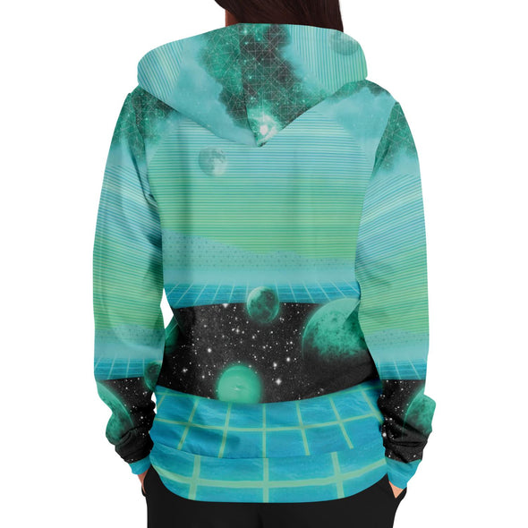 The Merge Zip Hoodie - Vaporwave Clothing - Aesthetic Clothing